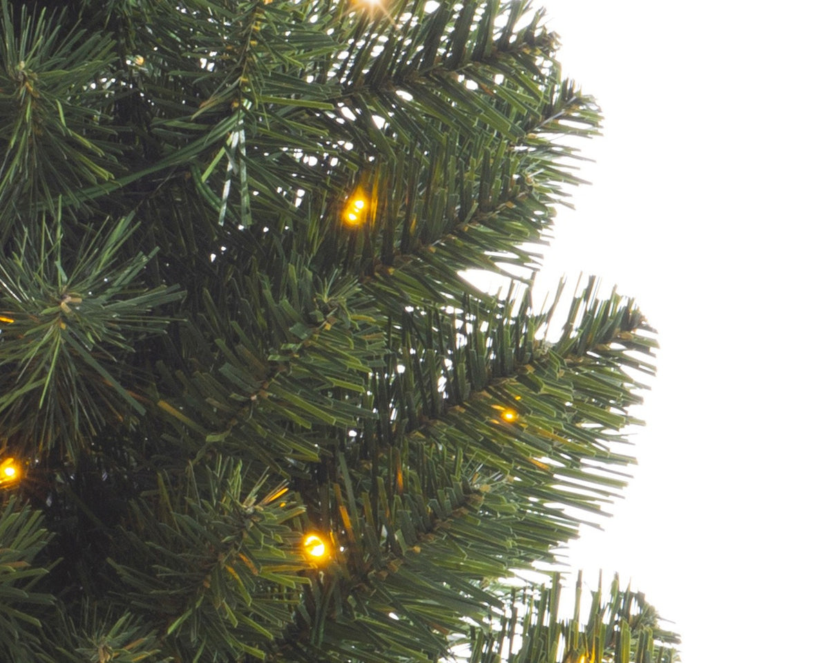 Kunstkerstboom - 90 cm - Verlicht - In pot - foto 5