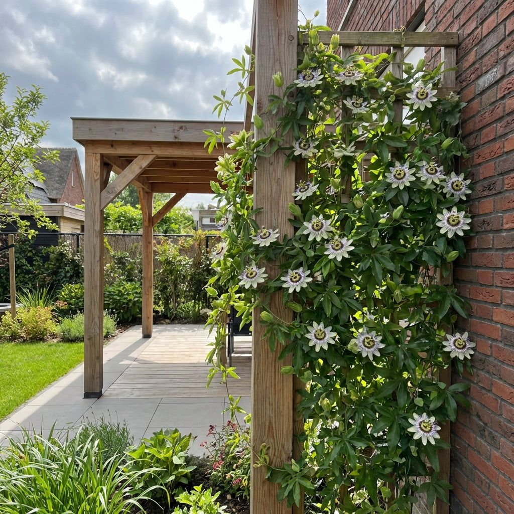 Klimplant Passiflora Beauty of Hannover (passiebloem) - Klimplanten