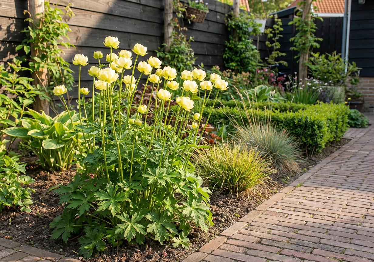 Kogelbloem(Trollius 'New Moon') - Tuinplanten
