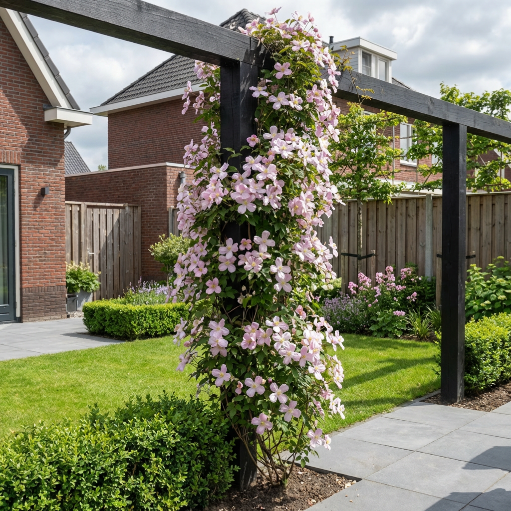 Klimplant Clematis montana Pink Perfection (Bosrank) - Klimplanten