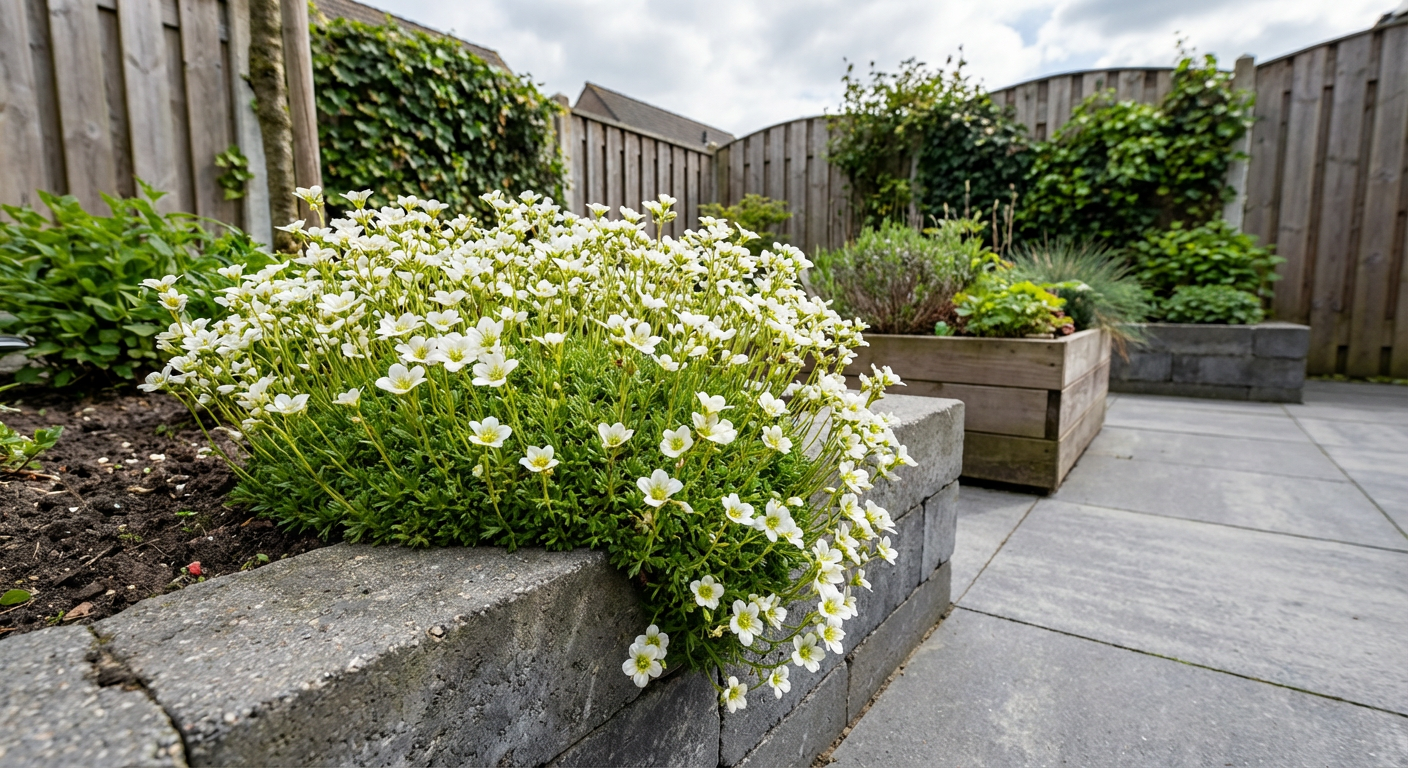 Saxifrage de mousse (Saxifraga (A) 'Schneeteppich')