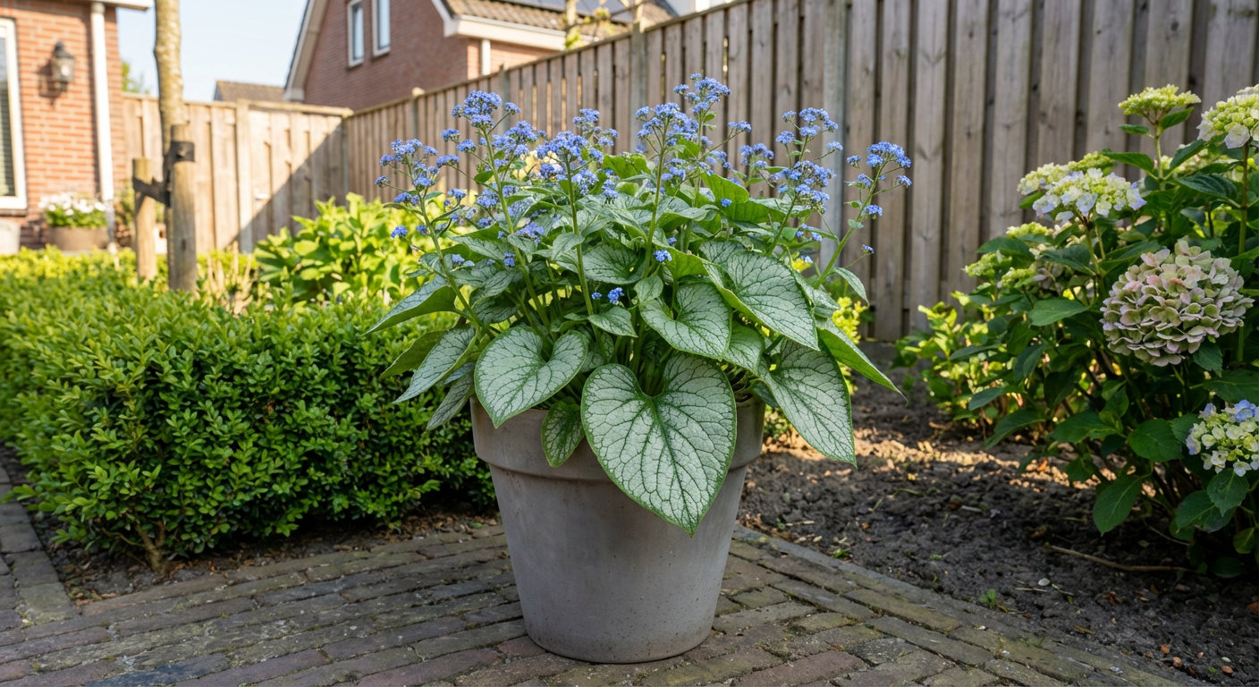 Kaukische vergeet-mij-niet (Brunnera macrophylla 'Jack Frost') - Tuinplanten