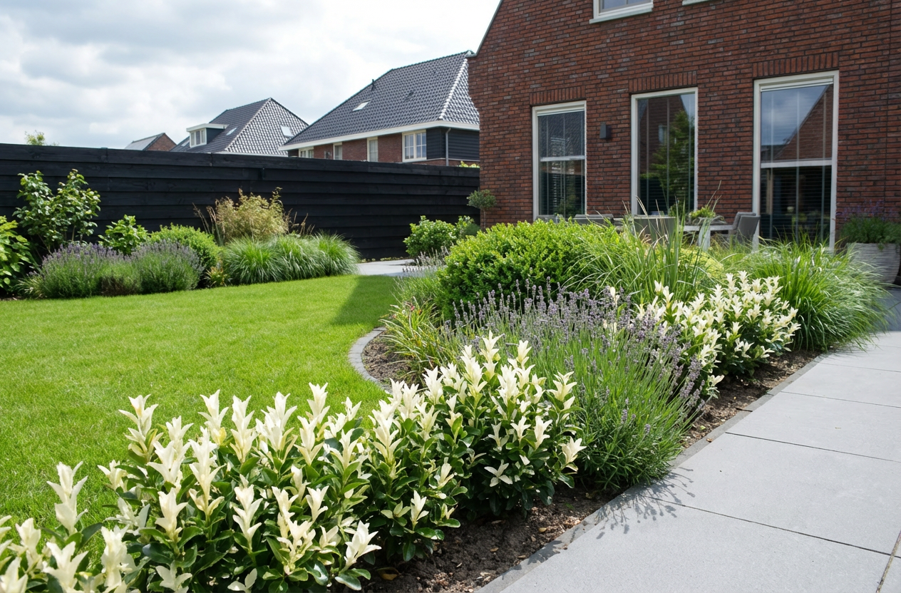 Chapeau de cardinal (Euonymus japonicus Paloma Blanca)