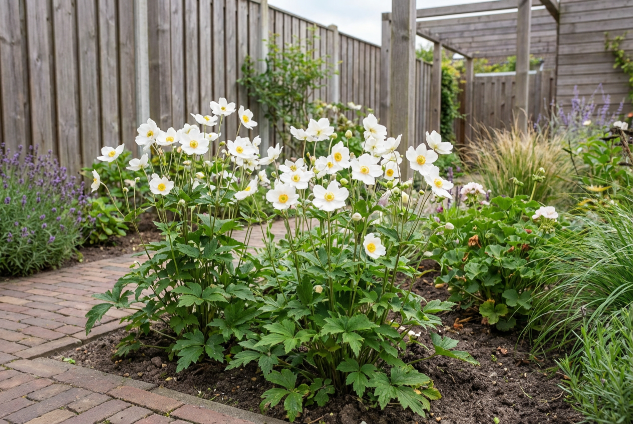 Bosanemoon (Anemone sylvestris) - Tuinplanten