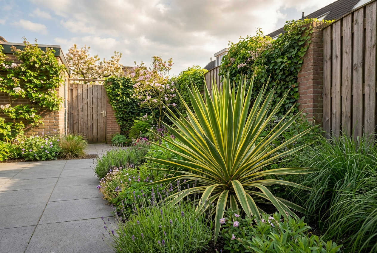 Palmlelie (Yucca gloriosa 'Variegata') - Exotische planten
