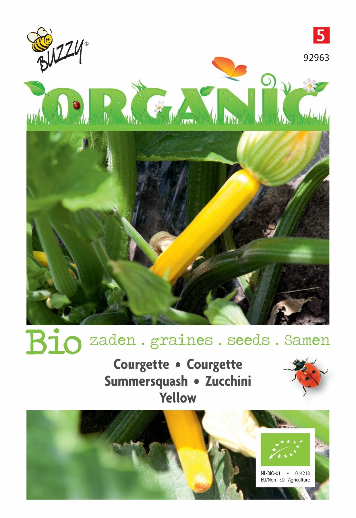 Courgette jaune (BIO) - Graines