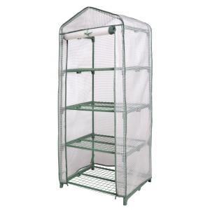 Tuinkas met 4 etages H160x69x49cm - Kweekbenodigdheden