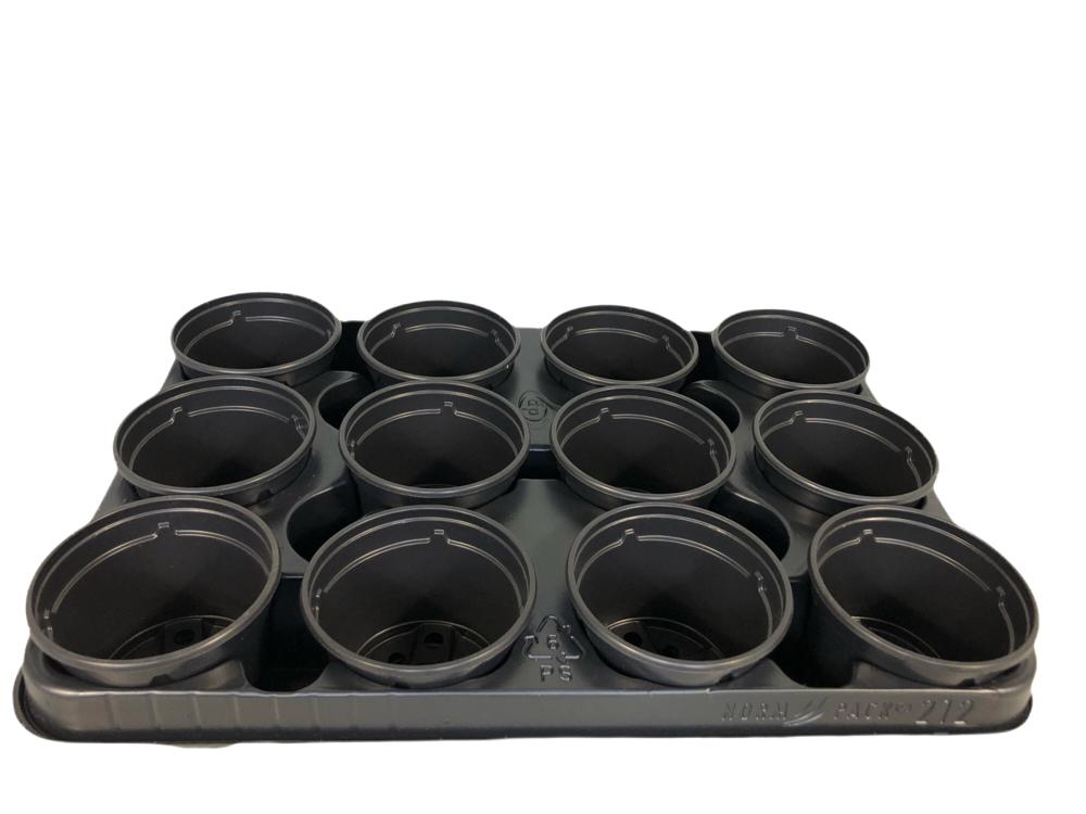 Kweektray met 12 potjes - 9 cm - Kweekbenodigdheden