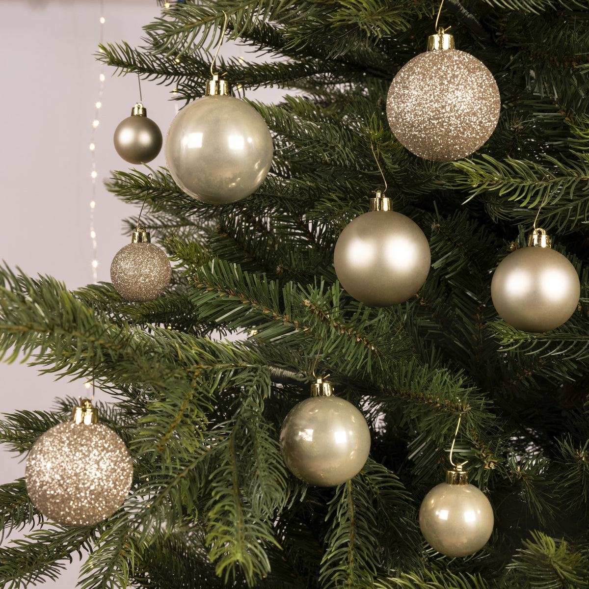 Kerstballen Parel Mix – 30 Stuks – 4/5/6 cm - foto 2