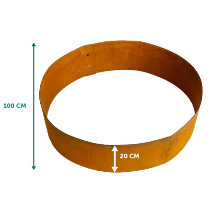 Kantopsluiting boomring - borderranden