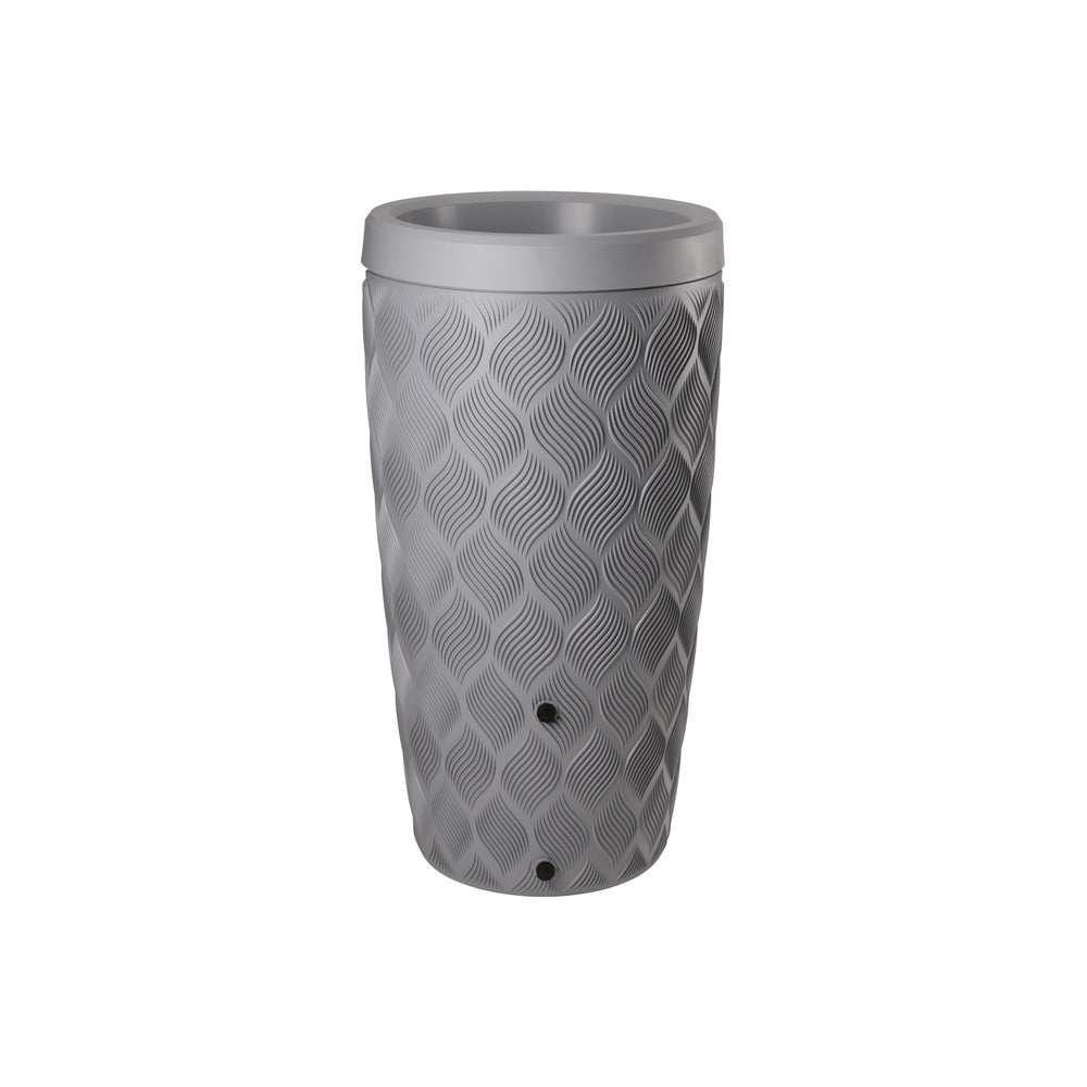 Regenton wave taupe geruit 240L - 