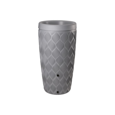 Récupérateur d'eau de pluie à carreaux taupe ondulés 240 L