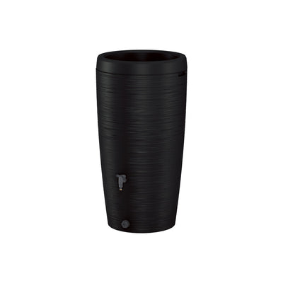 Récupérateur d'eau de pluie, structure en bois noir, 240 L