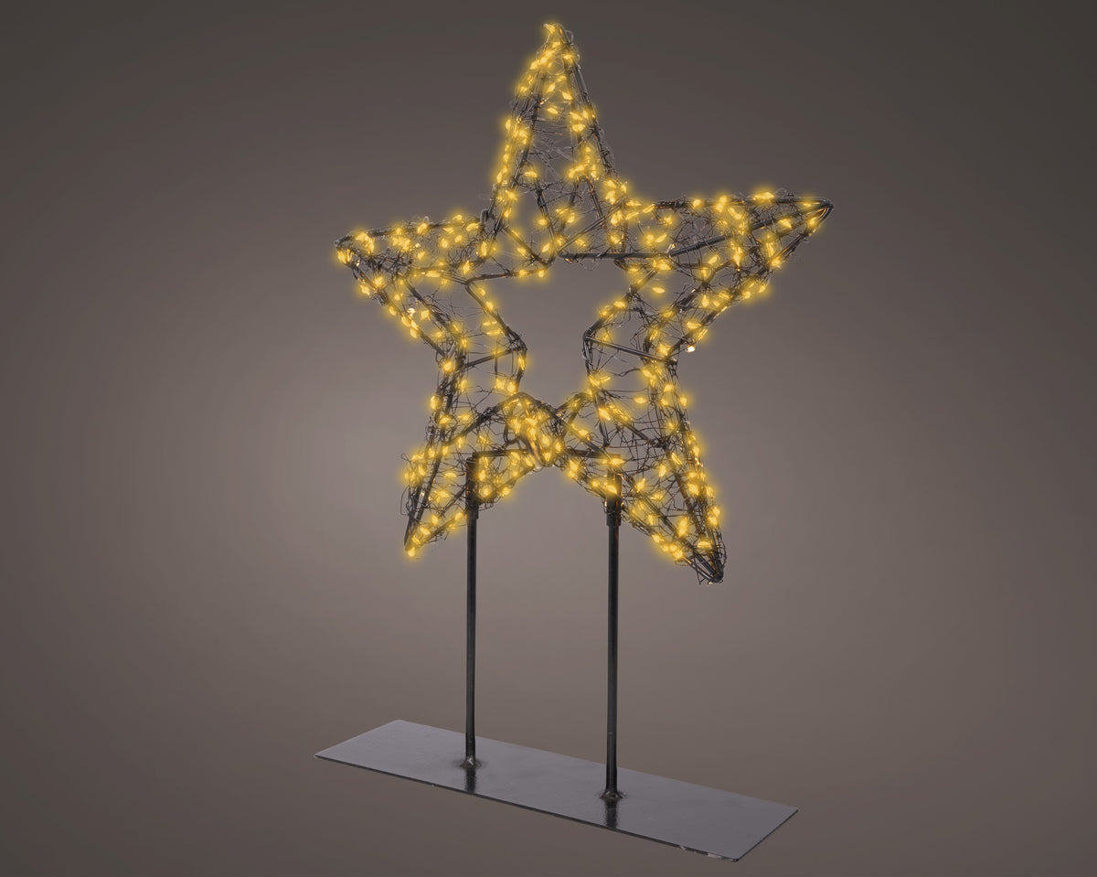 Kerst LED Ster op Standaard – 300 LED – Timer – Ø 37 cm
