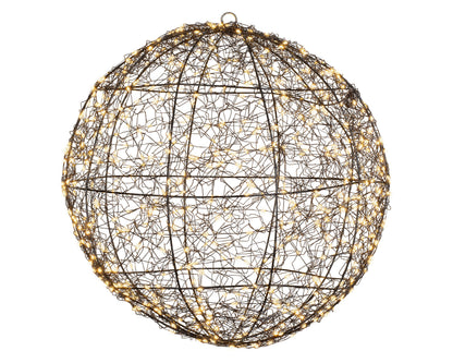Kerst Lichtbol – 600 LED – Timer – Klassiek Warm – Ø 40 cm - foto 2