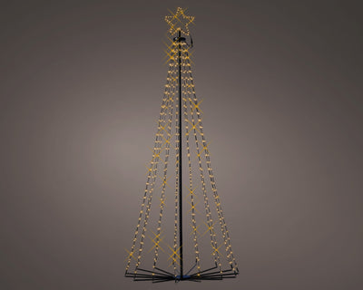 Micro LED Kerstboom - 541 LED - H180xD80 cm -Warm - Lumineo