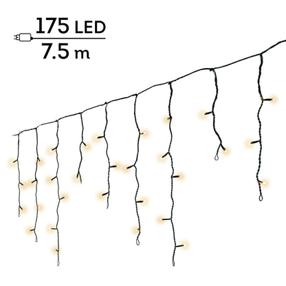 IJspegelverlichting LED Soft Gold - 7,5 m - 175 LED - 8 functies - foto 6