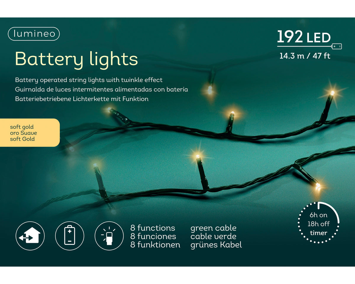 LED Basic Lights - 1432 cm - 8 functies - Twinkel effect - Buiten - foto 3