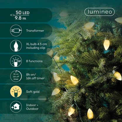 Lumineo Vintage Lights - 50 LED - 980 cm - Twinkle - foto 4
