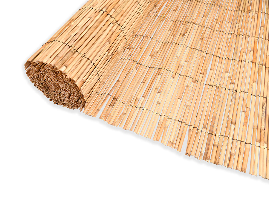 tapis de roseau fendu