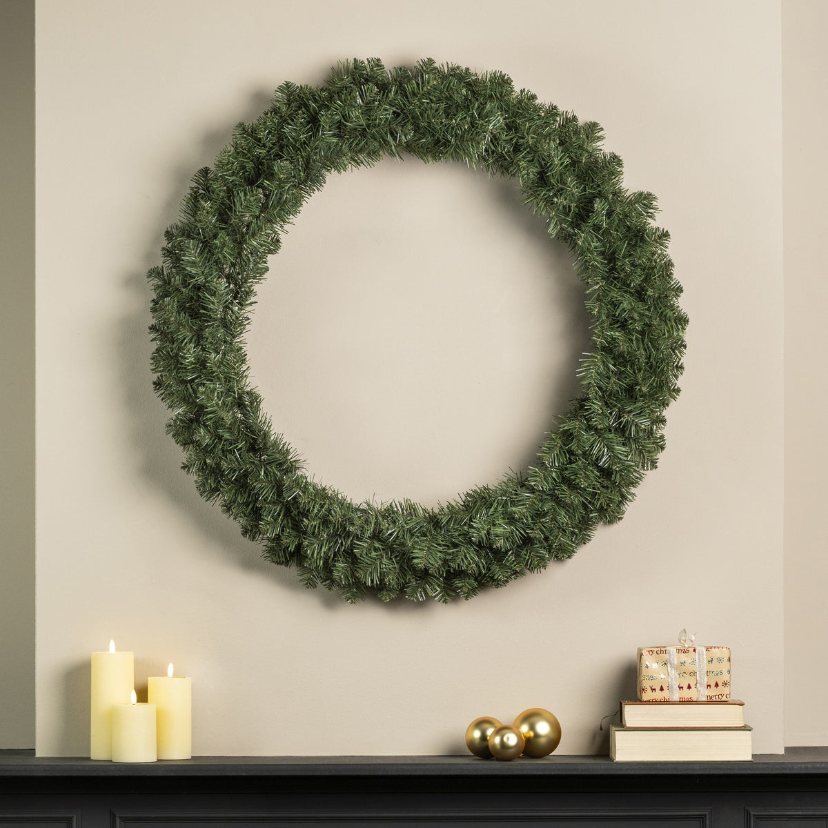 Kerstkrans Imperial - Ø 90 cm - Groen - Binnen/Buiten - foto 2