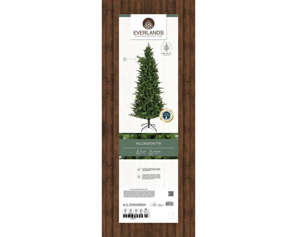 Kunstkerstboom - H 240 cm - Groen - Volle Uitstraling - foto 2