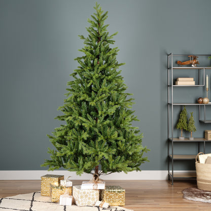 Kunstkerstboom Allison Pine - H 180 cm - Ø 112 cm - Groen - foto 6