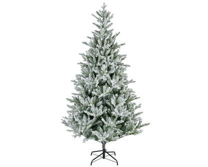 Kunstkerstboom Allison - H 180 cm - Groen - Besneeuwd - Everlands