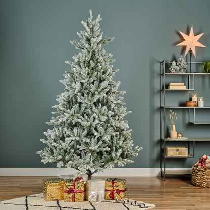 Kunstkerstboom Allison - H 180 cm - Groen - Besneeuwd - Everlands - foto 5
