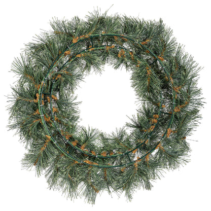 Kerstkrans - Ø 63 cm - Groen - Binnen - foto 3