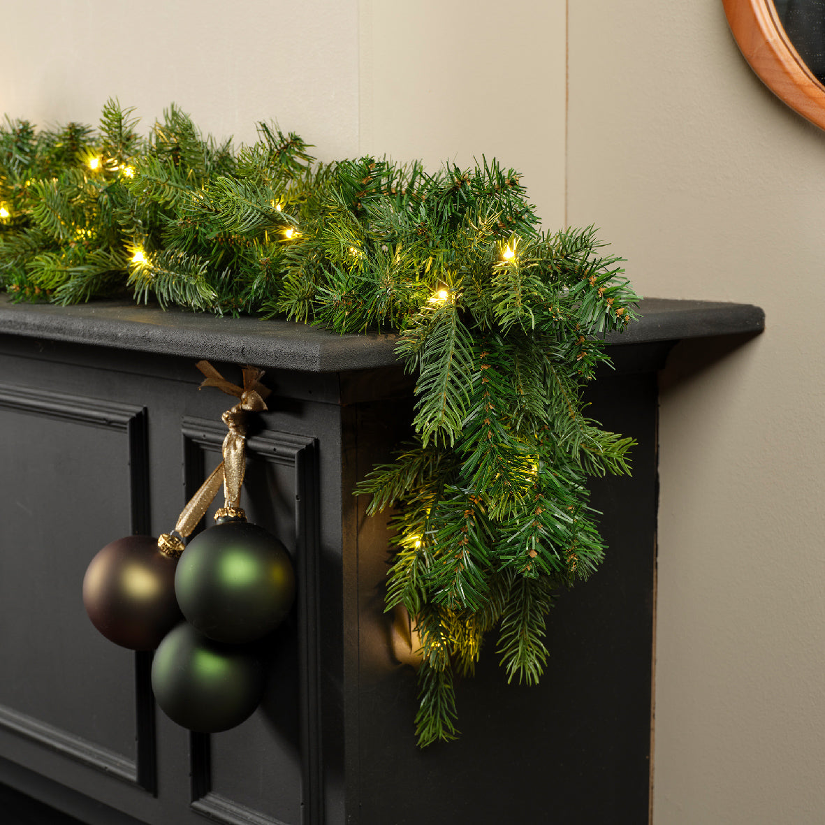 LED Dennenslinger - L 270 cm - Groen - Twinkelend - Timer - foto 4