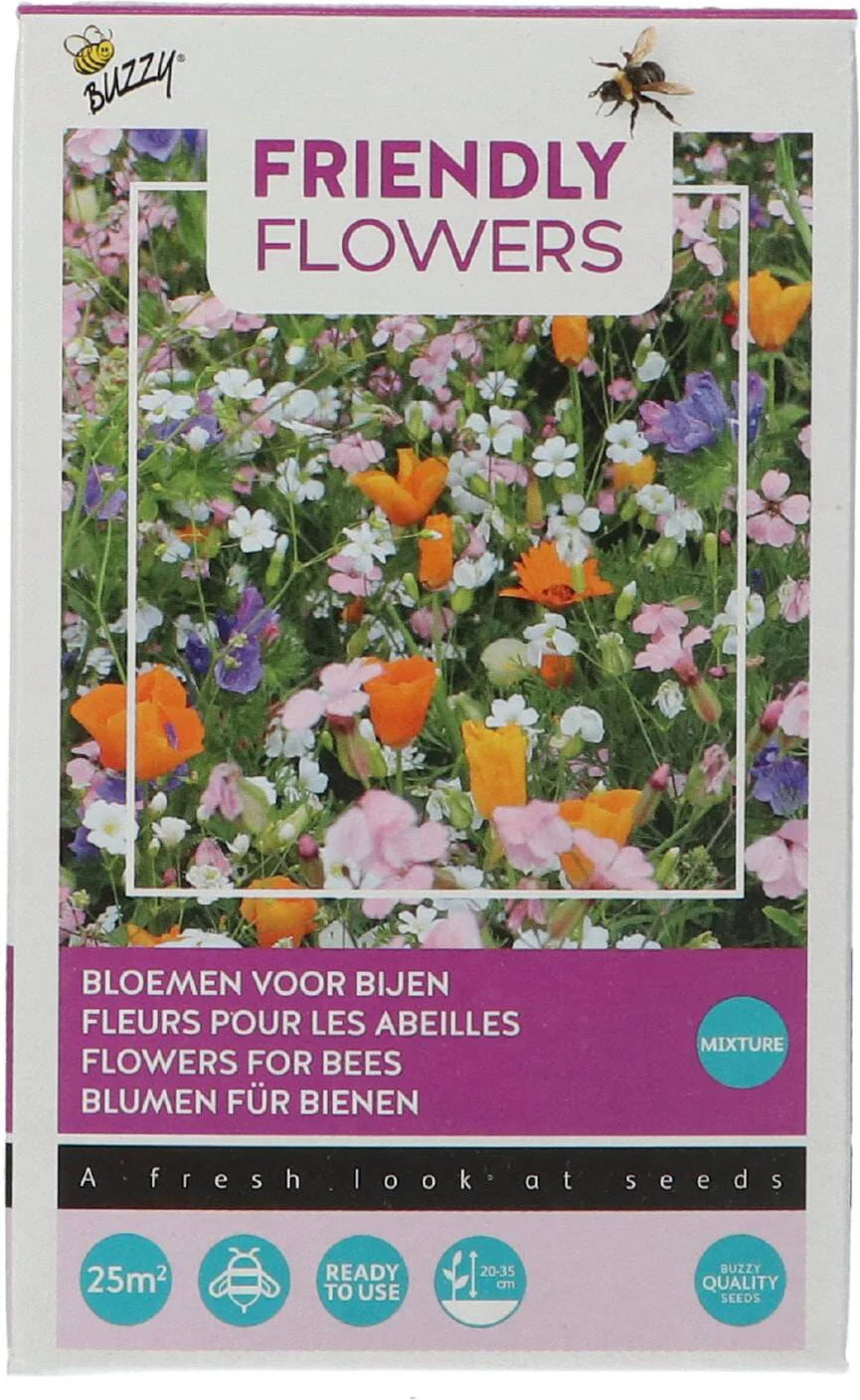Friendly Flowers Bijen Laag - Zaden