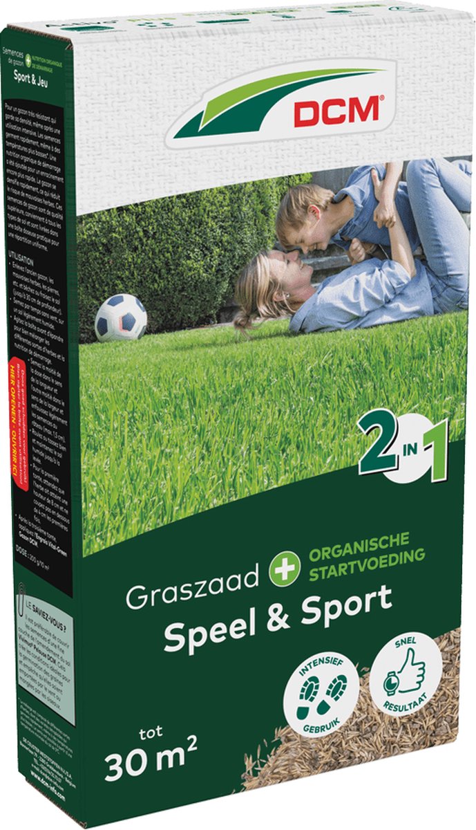 DCM Graszaad Activo Plus - 600g - gazon