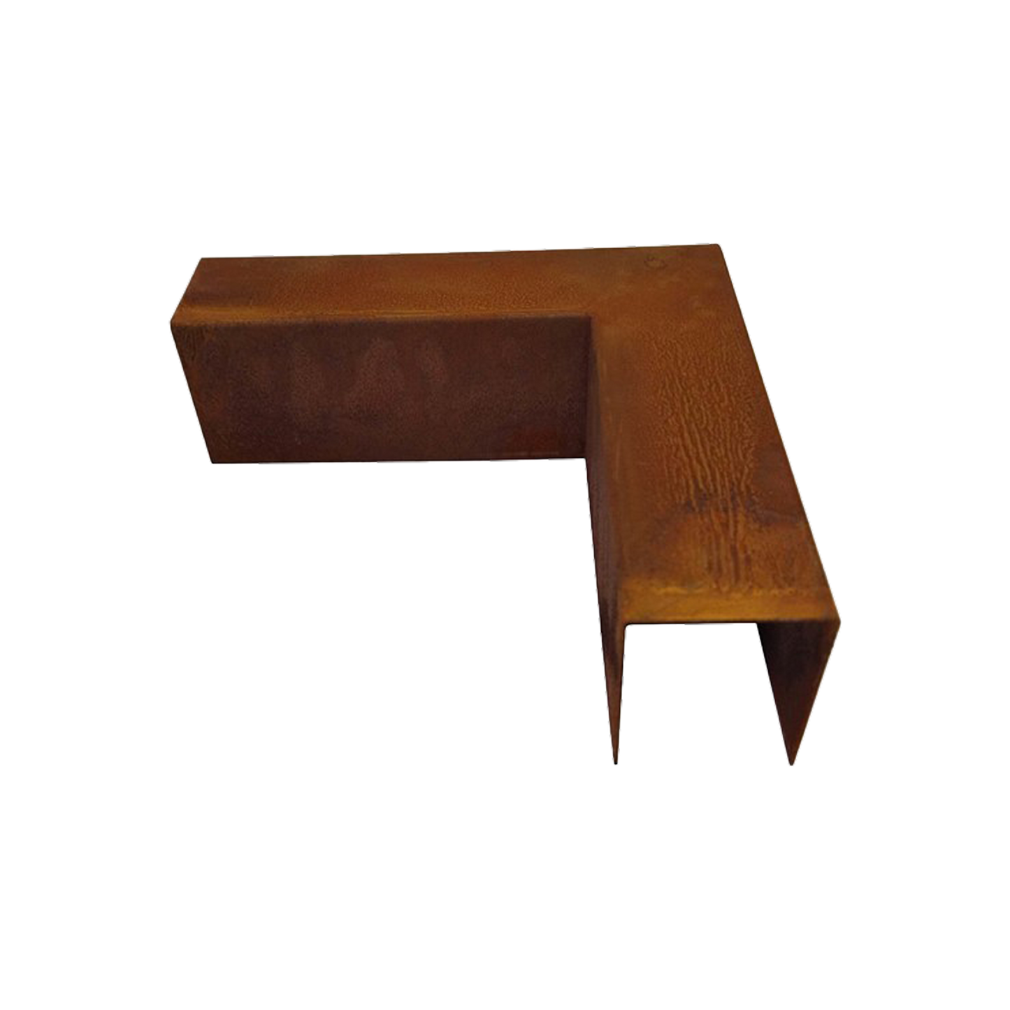 Hoek overzetprofiel cortenstaal kantopsluiting - borderranden