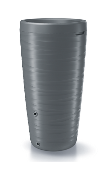 Regenton antraciet gestreept 240L - 