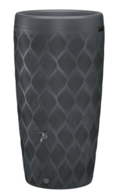 Récupérateur d'eau de pluie anthracite à carreaux 240 L