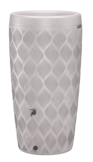 Regenton wave taupe geruit 240L - 
