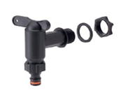 Récupérateur d'eau de pluie, structure en bois brun taupe, 240 L