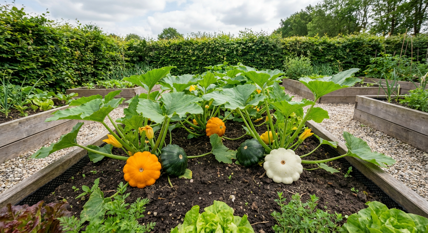 Courgette Patisson Colour mix - Zaden