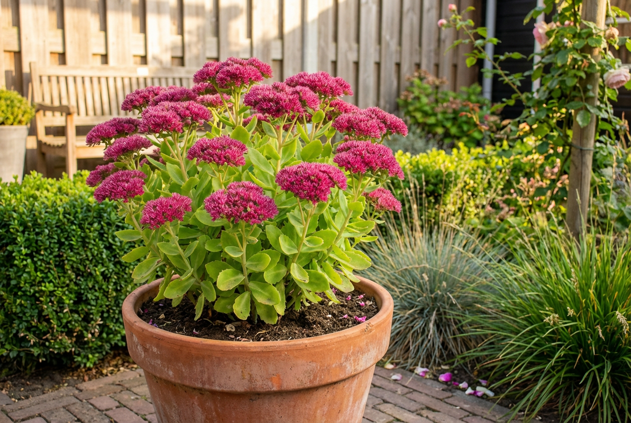 Clé du ciel (Sedum spectabile 'Brillant')