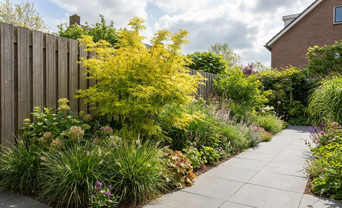 Gele vlier (Sambucus nigra Golden Tower) - Heesters