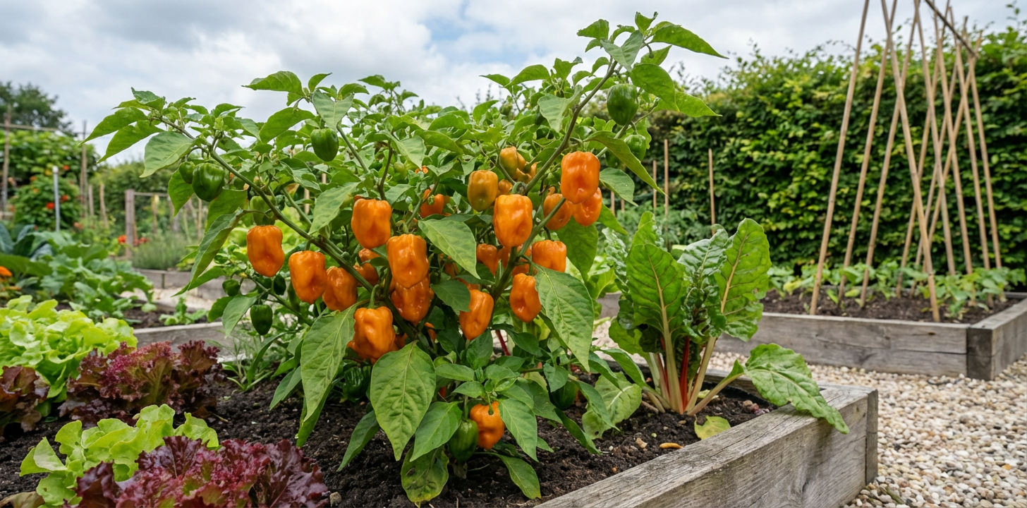 Peper Habanero oranje - Zaden