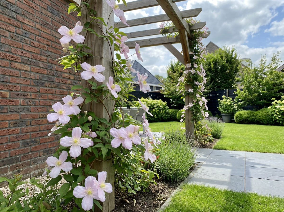 Klimplant Clematis montana Mayleen (Bosrank) - Klimplanten