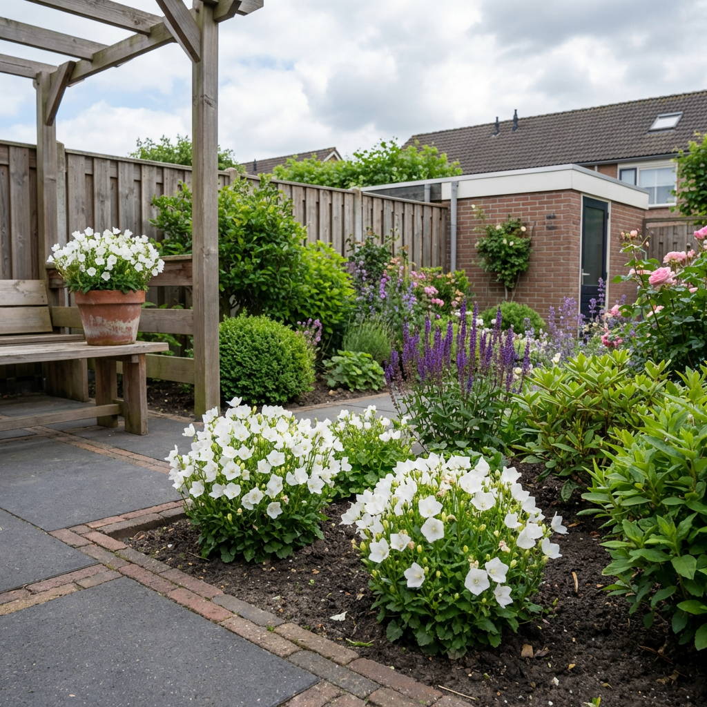 Campanule des Carpates (Campanula carpatica 'Weisse Clips')