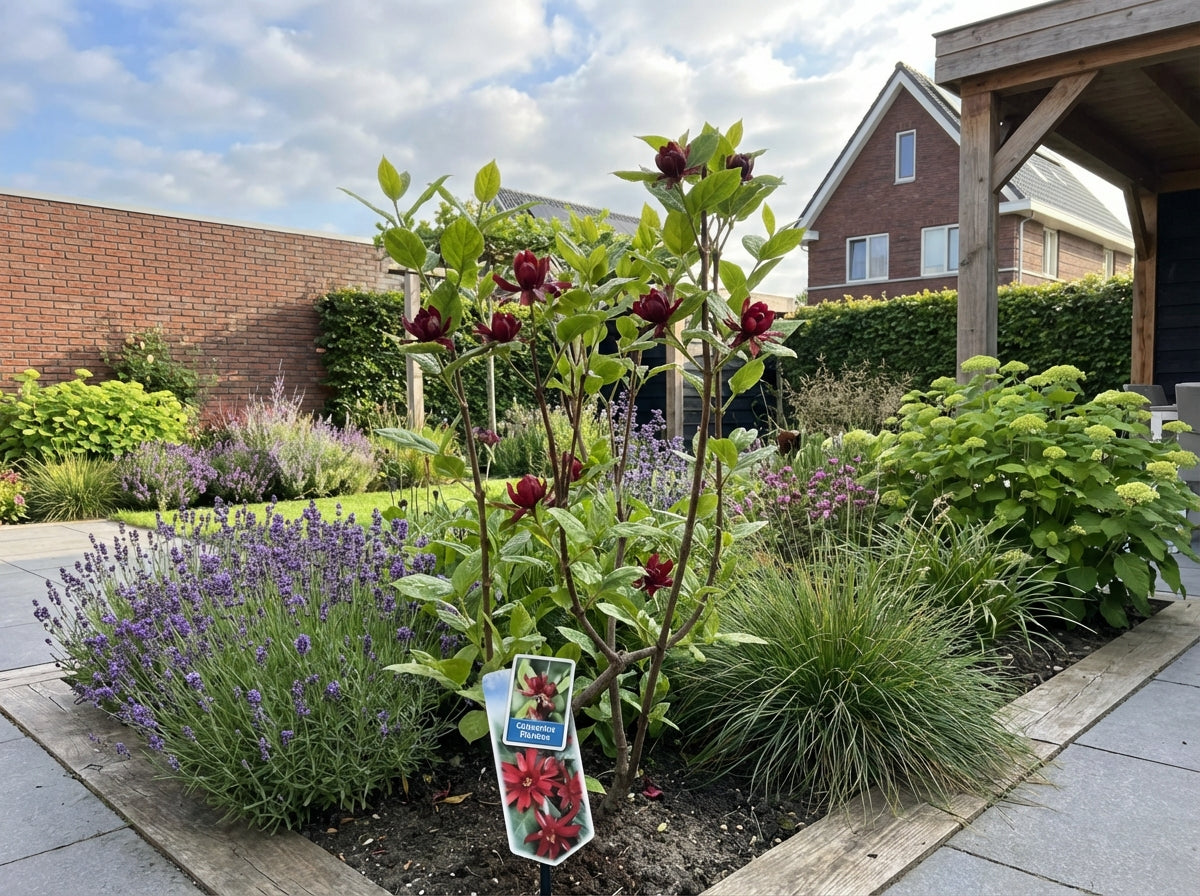 Specerijstruik (Calycanthus floridus) - Heesters