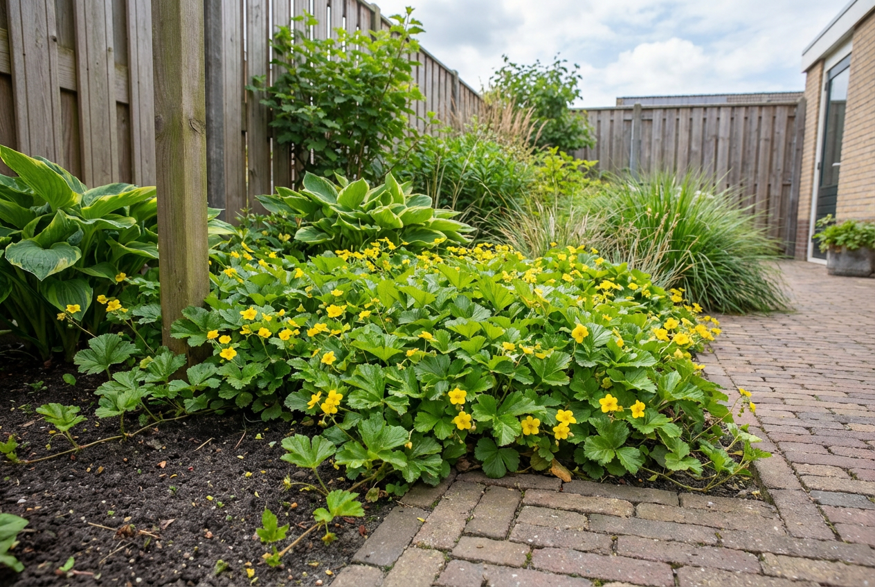Waldsteinia (Waldsteinia ternata) - Tuinplanten