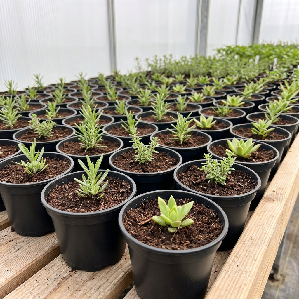 Kweekpot zwart – Ø6cm, hoogte 5cm - Kweekbenodigdheden