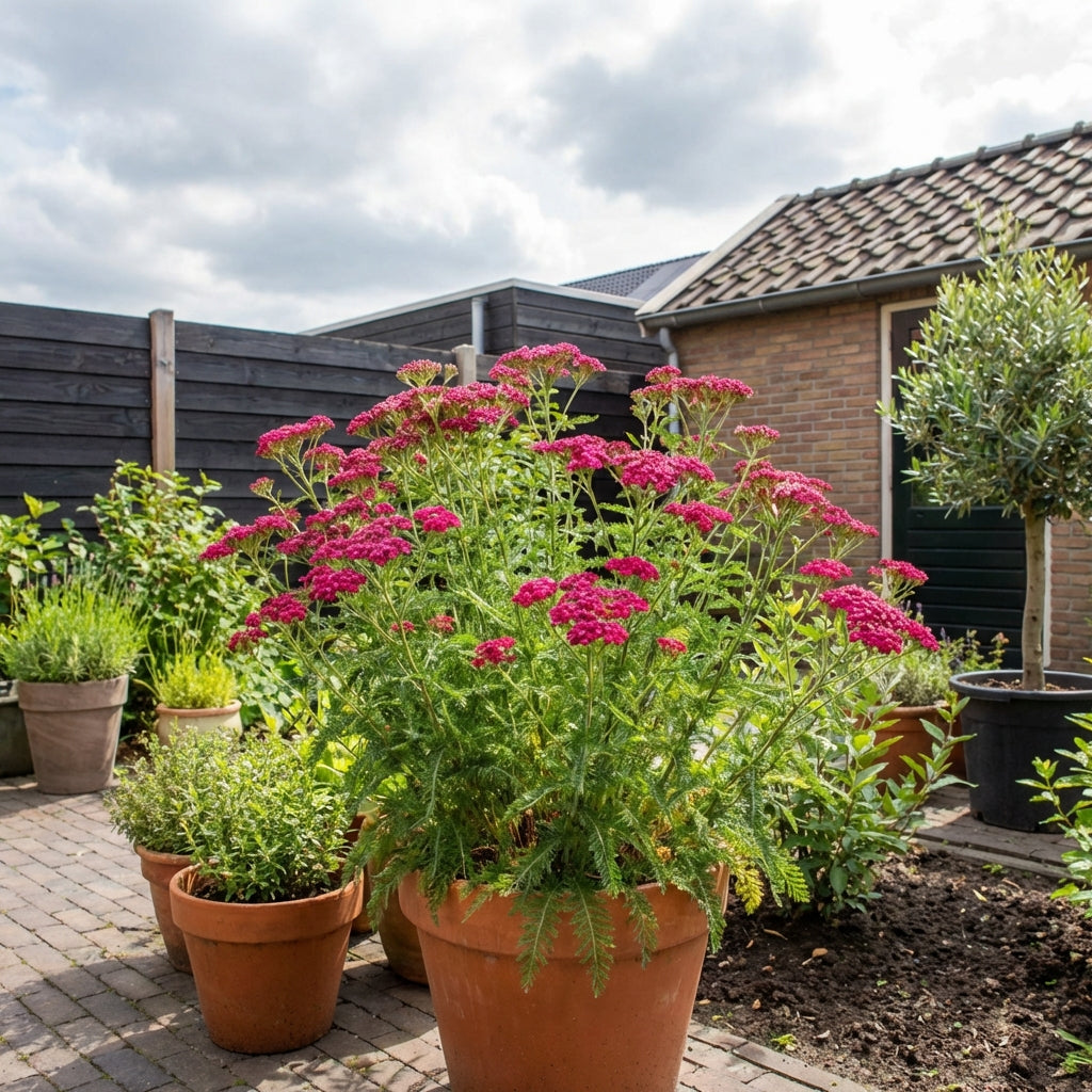 Duizendblad (Achillea millefolium 'Cerise Queen') - Tuinplanten