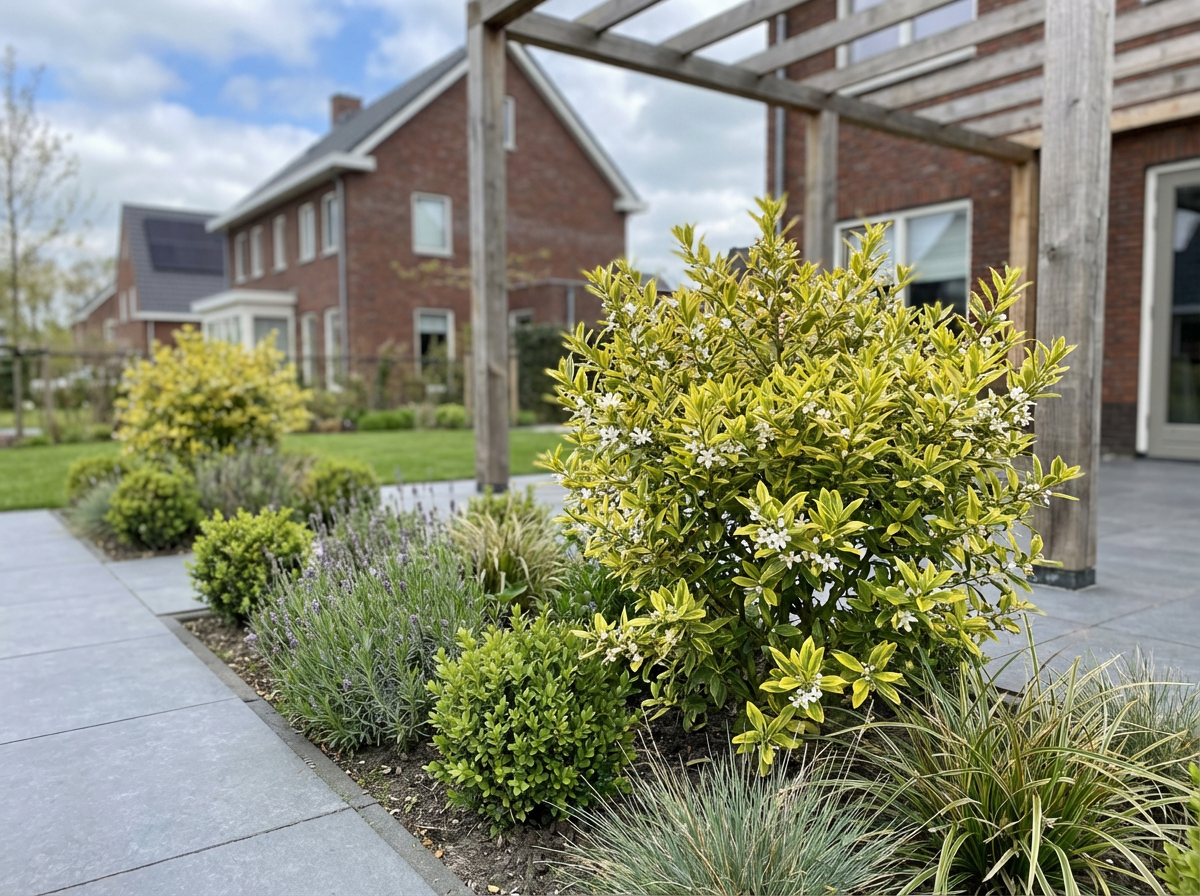 Goudrand (Eriostemon myoporoides Gold Touch®) - Heesters