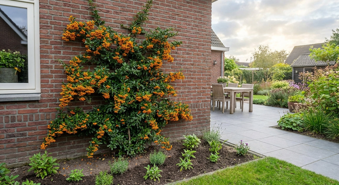 Klimplant Pyracantha Golden Charmer (vuurdoorn) - Klimplanten